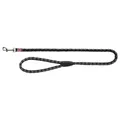 CAVO Leine rund - schwarz/silber S-M: 1,00m/12mm